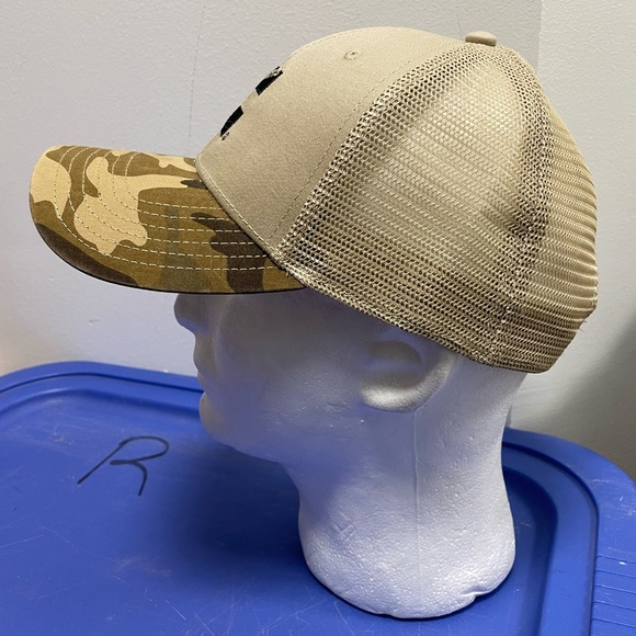 Cummins Diesel Camo Camouflage Bill Snapback Tan Mesh Cap/Hat - Picture 4 of 11